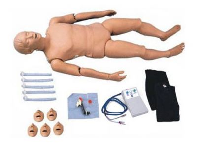 Simulaids Göstergeli Tam Boy Travma ve Temel Yaşam (CPR) Eğitim Mankeni
